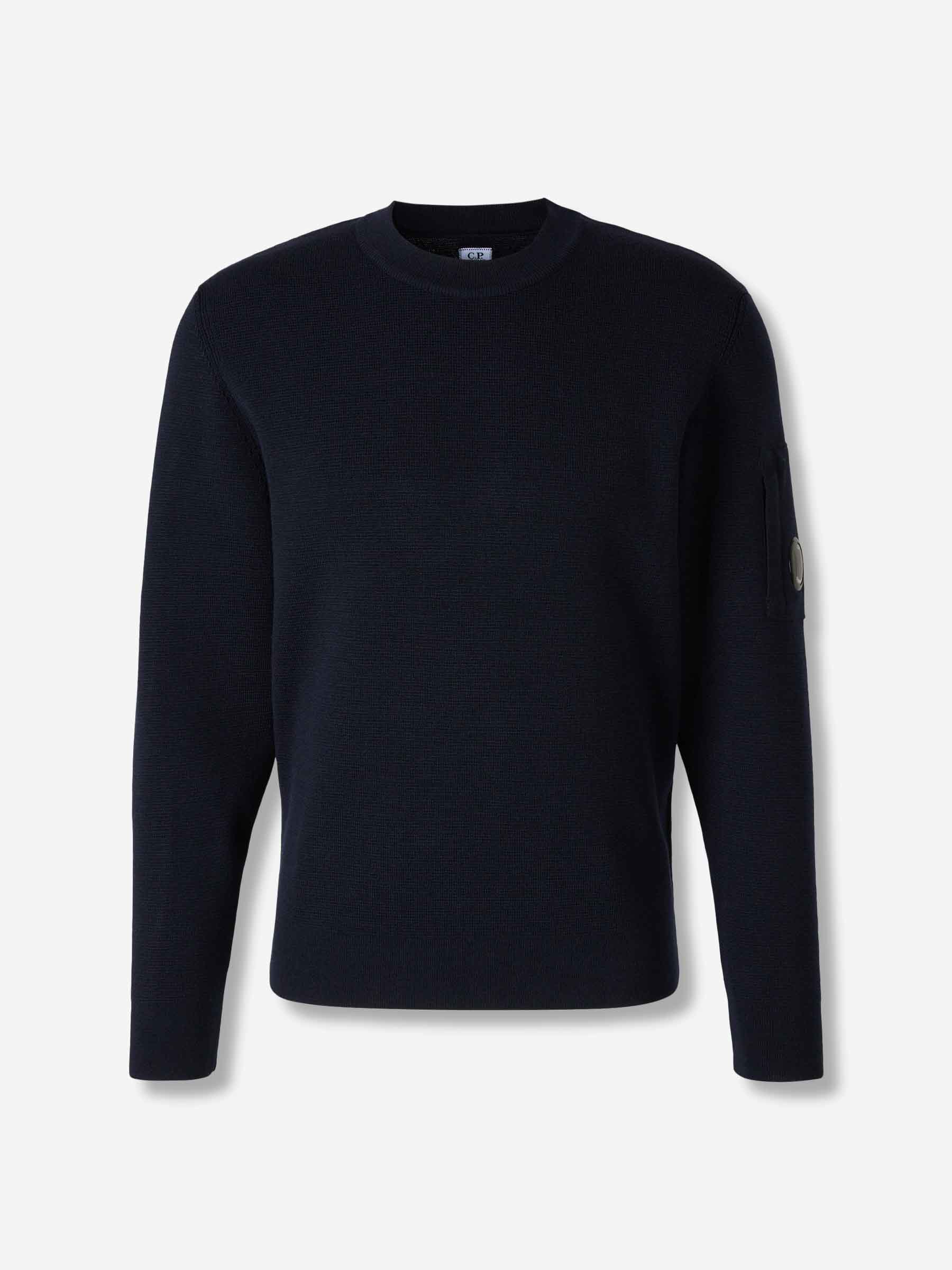 C.P. Company Hombre Barcelona Jersey Cuello Redondo color Azul Marino sku 542-002522 01 - Foto 1