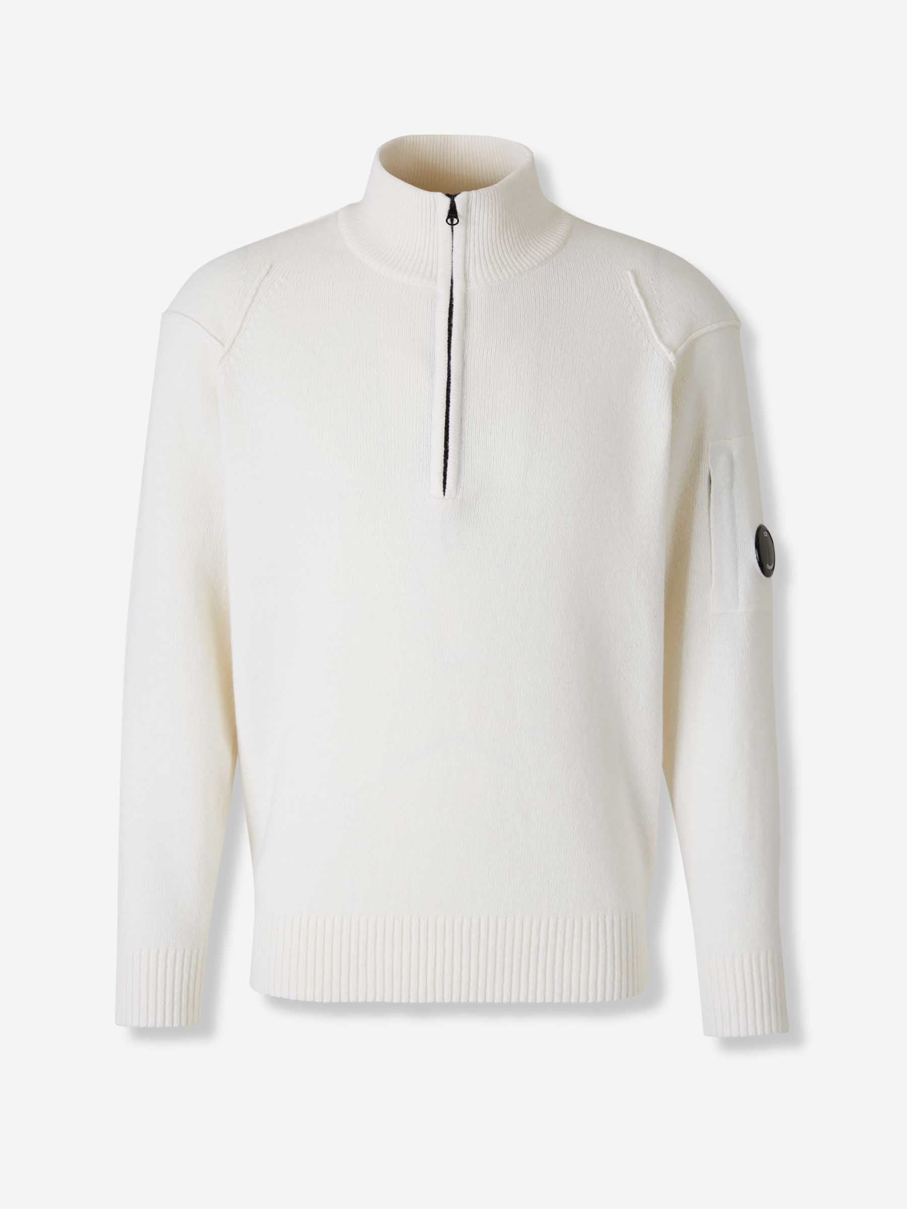 C.P. Company Hombre Barcelona Jersey Cuello Alto color Blanco sku 542-002524 01 - Foto 1
