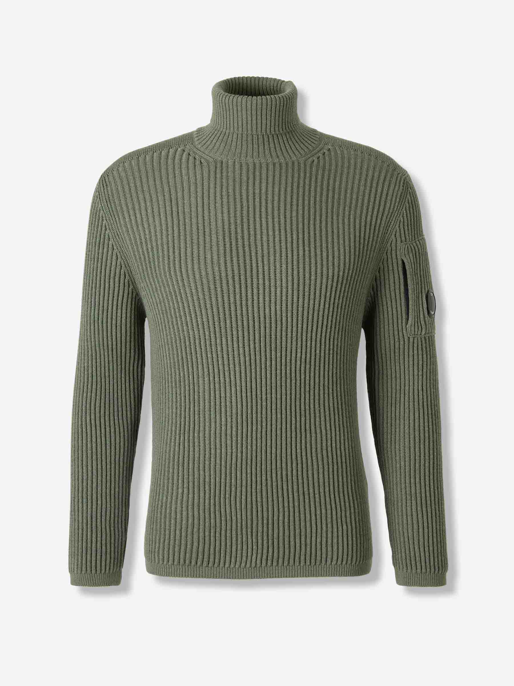 C.P. Company Hombre Barcelona Jersey Cuello Alto color Verde sku 542-002526 01 - Foto 1
