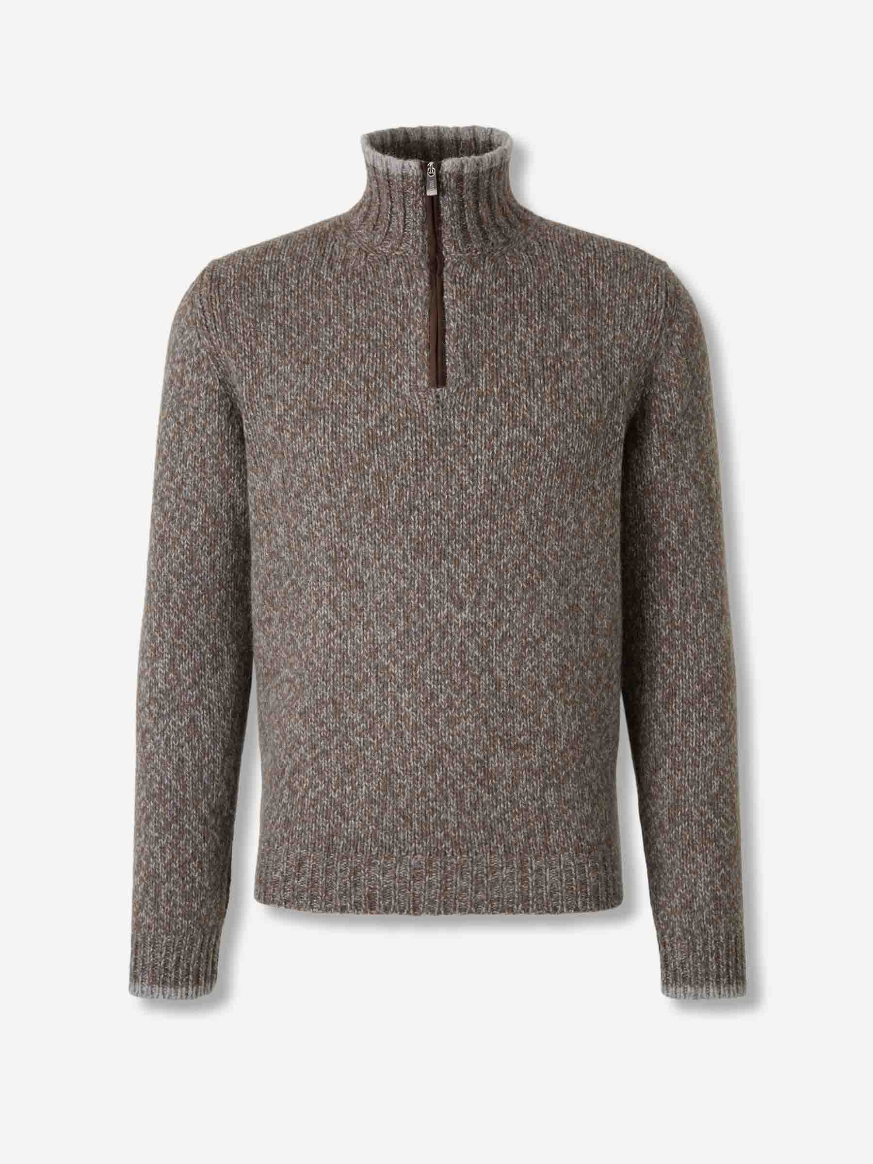 Fedeli Hombre Barcelona Jersey Cuello Alto color Taupe sku 542-002532 01 - Foto 1