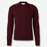 Alexander McQueen Hombre Barcelona Jersey Cuello Redondo color Burdeos sku 542-002539 01 - Foto 1