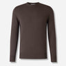 Canali Hombre Barcelona Jersey Punto Lana color Marrón Oscuro sku 542-002541 04 - Foto 1