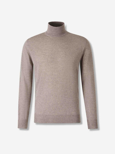 Canali Hombre Barcelona Jersey Cuello Alto color Beige sku 542-002542 02 - Foto 1