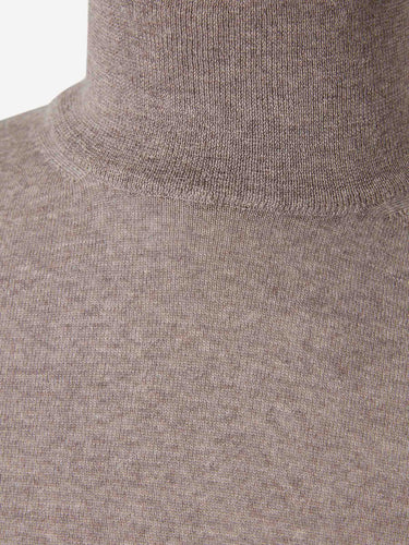 Canali Hombre Barcelona Jersey Cuello Alto color Beige sku 542-002542 02 - Foto 3