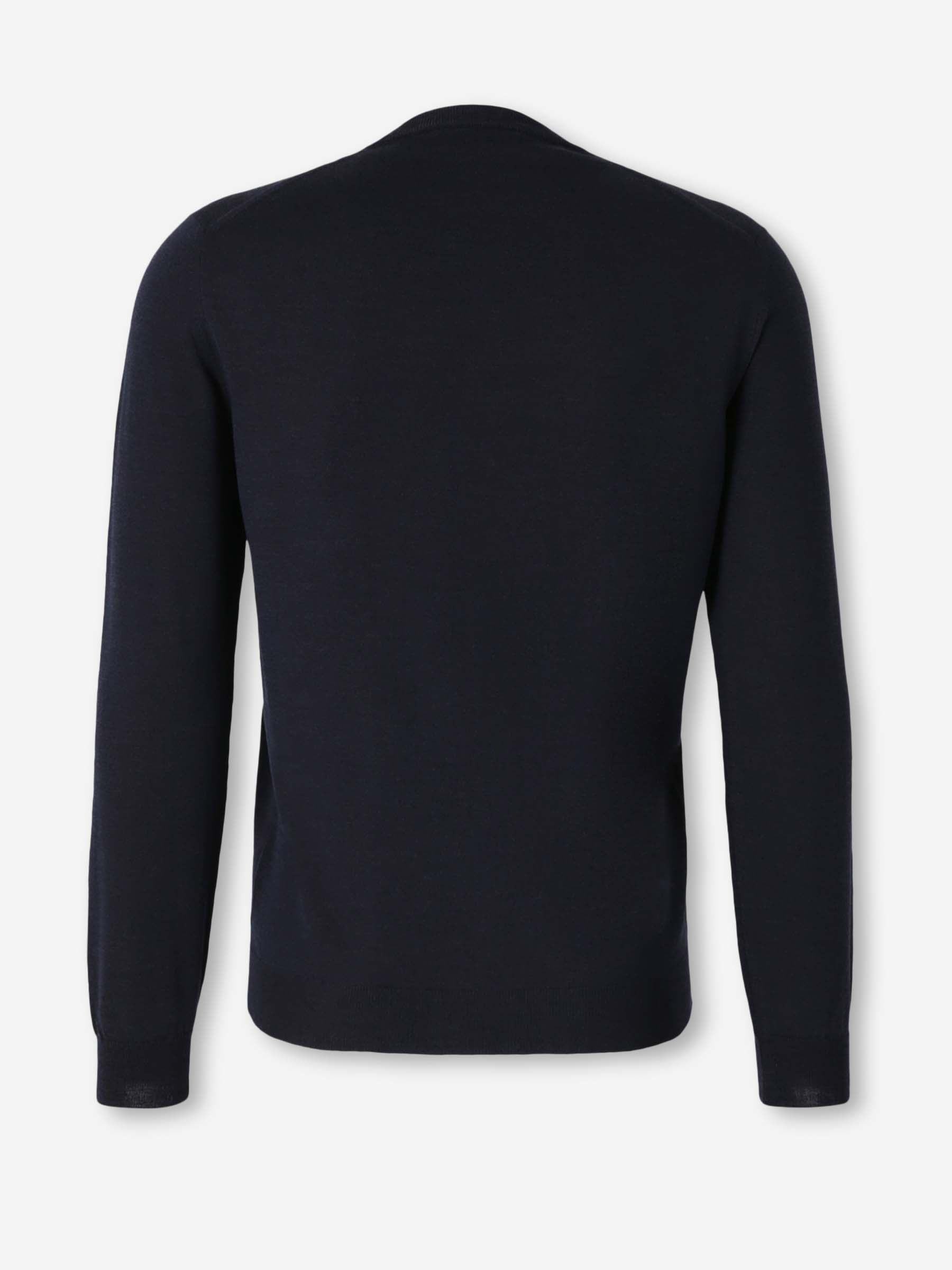 Zanone Hombre Barcelona Jersey Cuello Redondo color Azul Noche sku 542-002544 01 - Foto 2