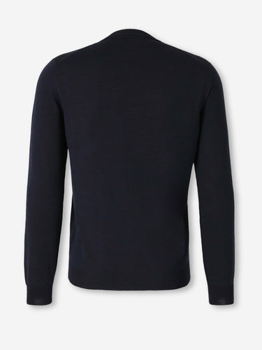 Zanone Hombre Barcelona Jersey Cuello Redondo color Azul Noche sku 542-002544 01 - Foto 2