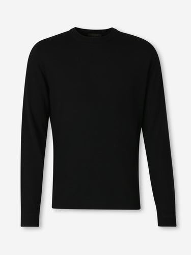 Zanone Hombre Barcelona Jersey Cuello Redondo color Negro sku 542-002544 02 - Foto 1