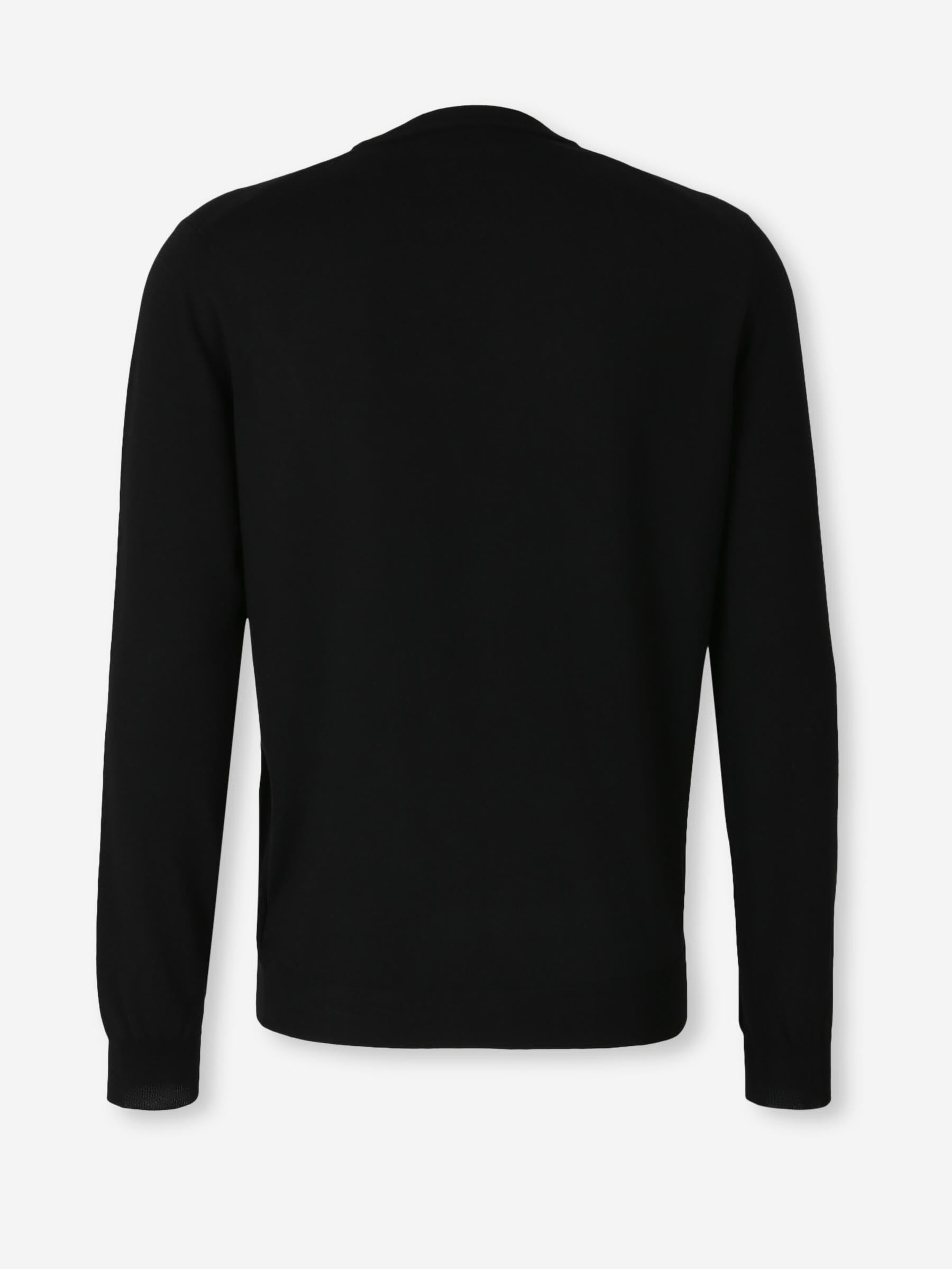 Zanone Hombre Barcelona Jersey Cuello Redondo color Negro sku 542-002544 02 - Foto 2