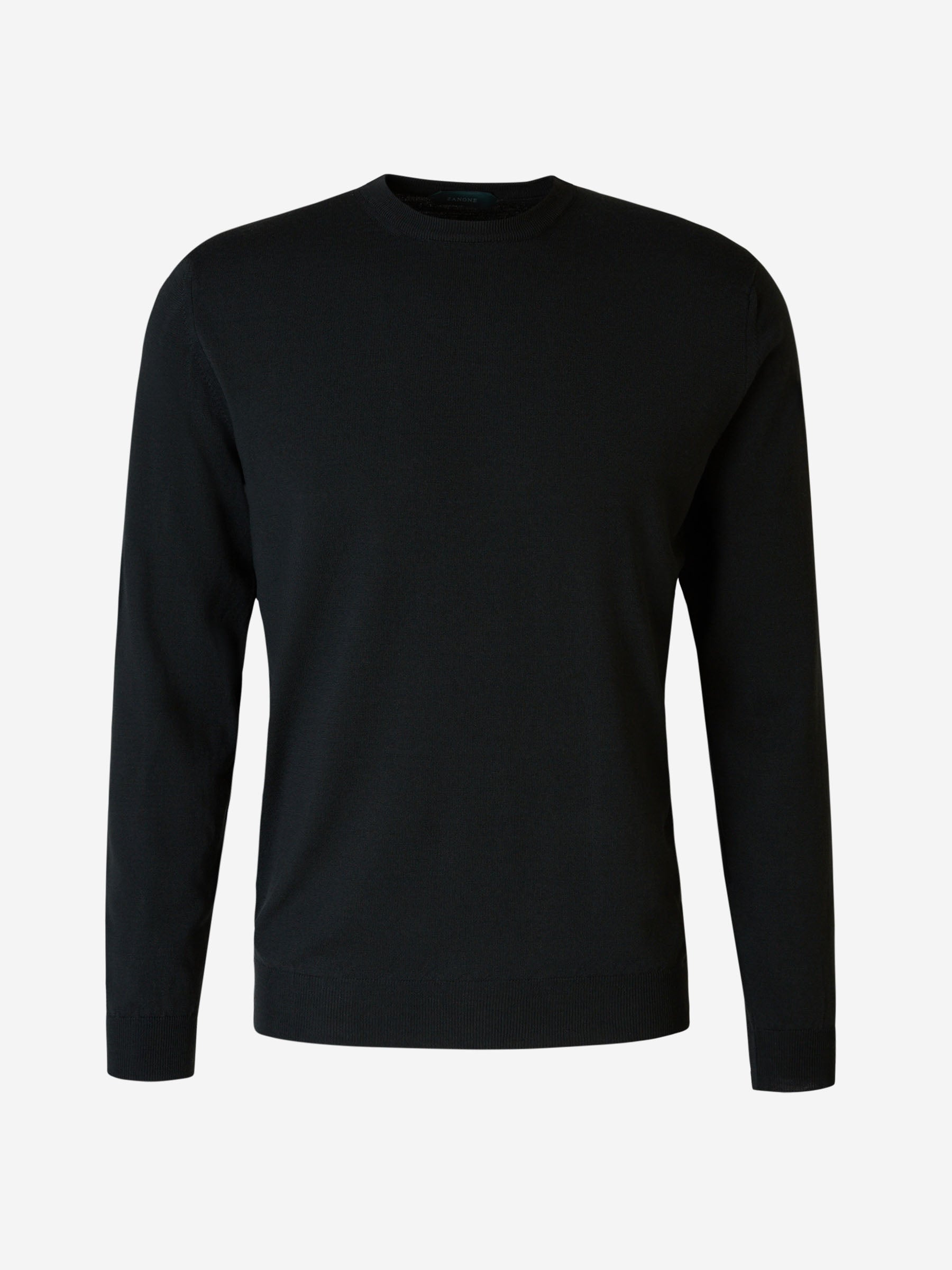 Zanone Hombre Barcelona Jersey Cuello Redondo color Verde Oscuro sku 542-002544 03 - Foto 1
