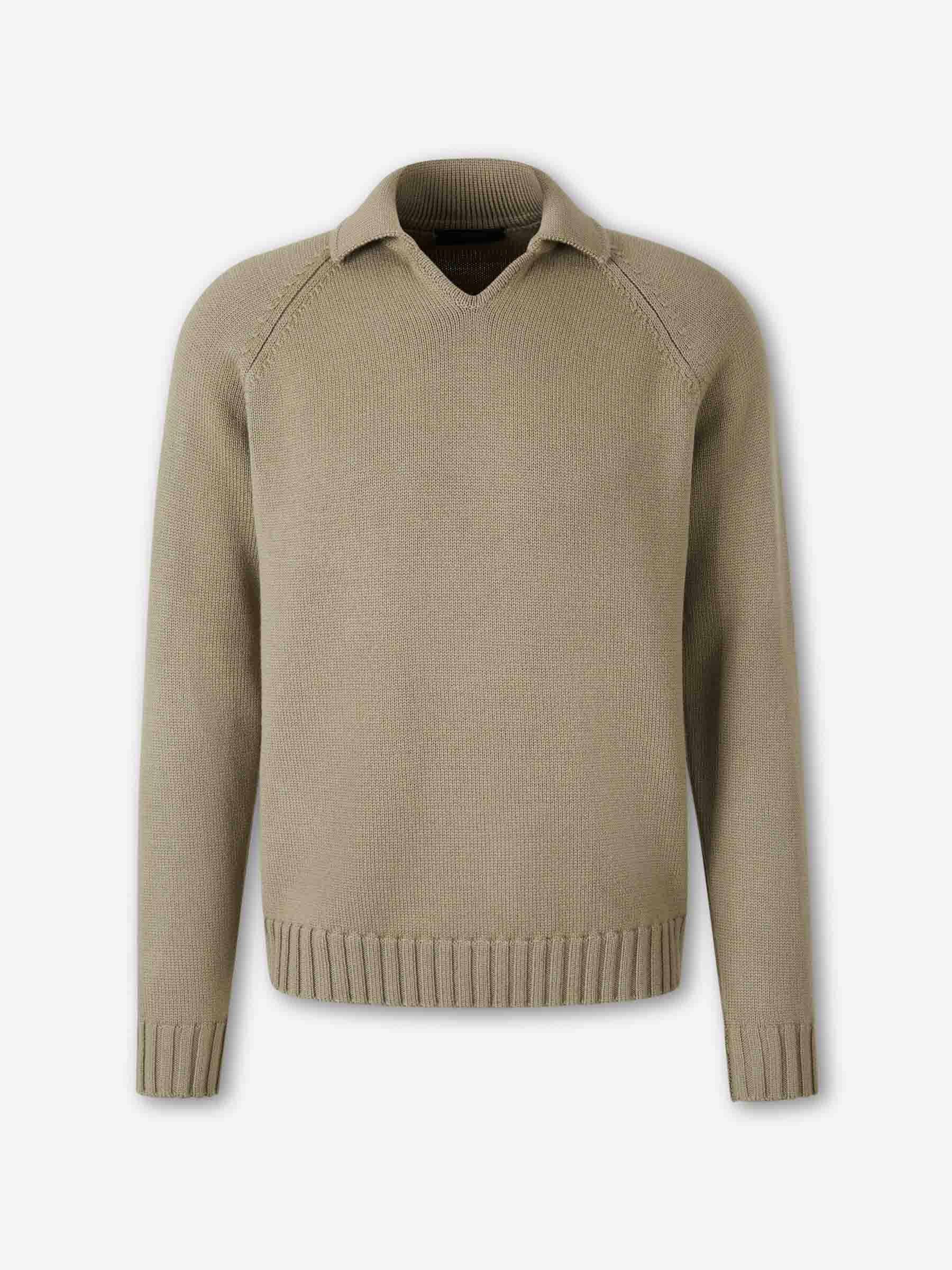 Zanone Hombre Barcelona Jersey Punto Lana color Verde Manzana sku 542-002545 02 - Foto 1
