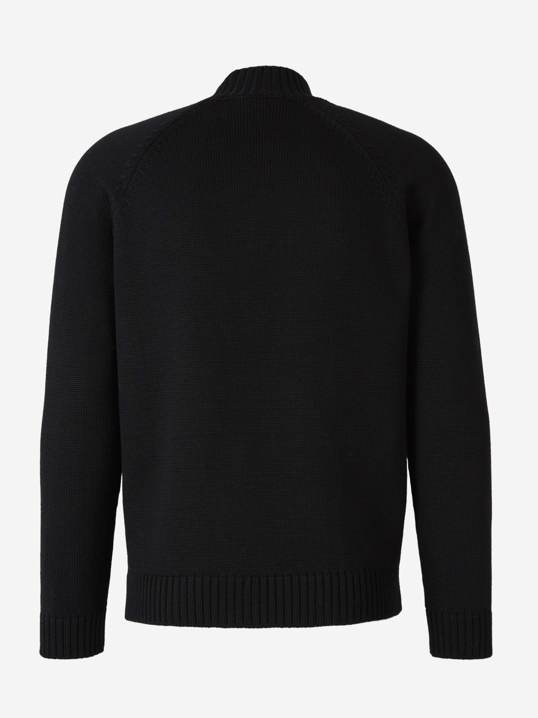 Zanone Hombre Barcelona Jersey Punto Lana color Negro sku 542-002546 02 - Foto 2