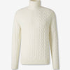 Zanone Hombre Barcelona Jersey Cuello Alto color Blanco sku 542-002547 01 - Foto 1