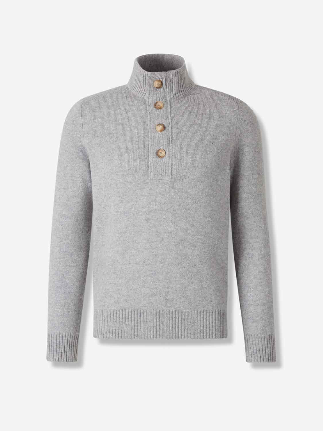 Santa Eulalia Hombre Barcelona Jersey Cuello Alto color Gris Claro sku 542-002550 01 - Foto 1