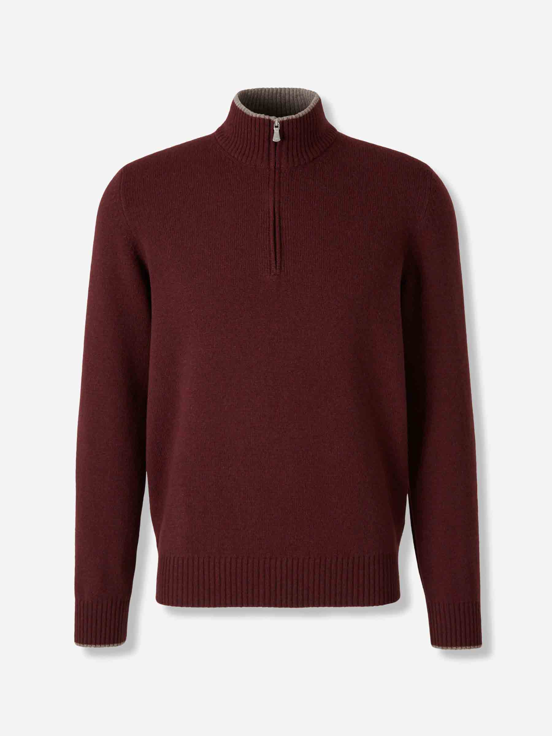 Santa Eulalia Hombre Barcelona Jersey Cuello Alto color Burdeos sku 542-002554 03 - Foto 1