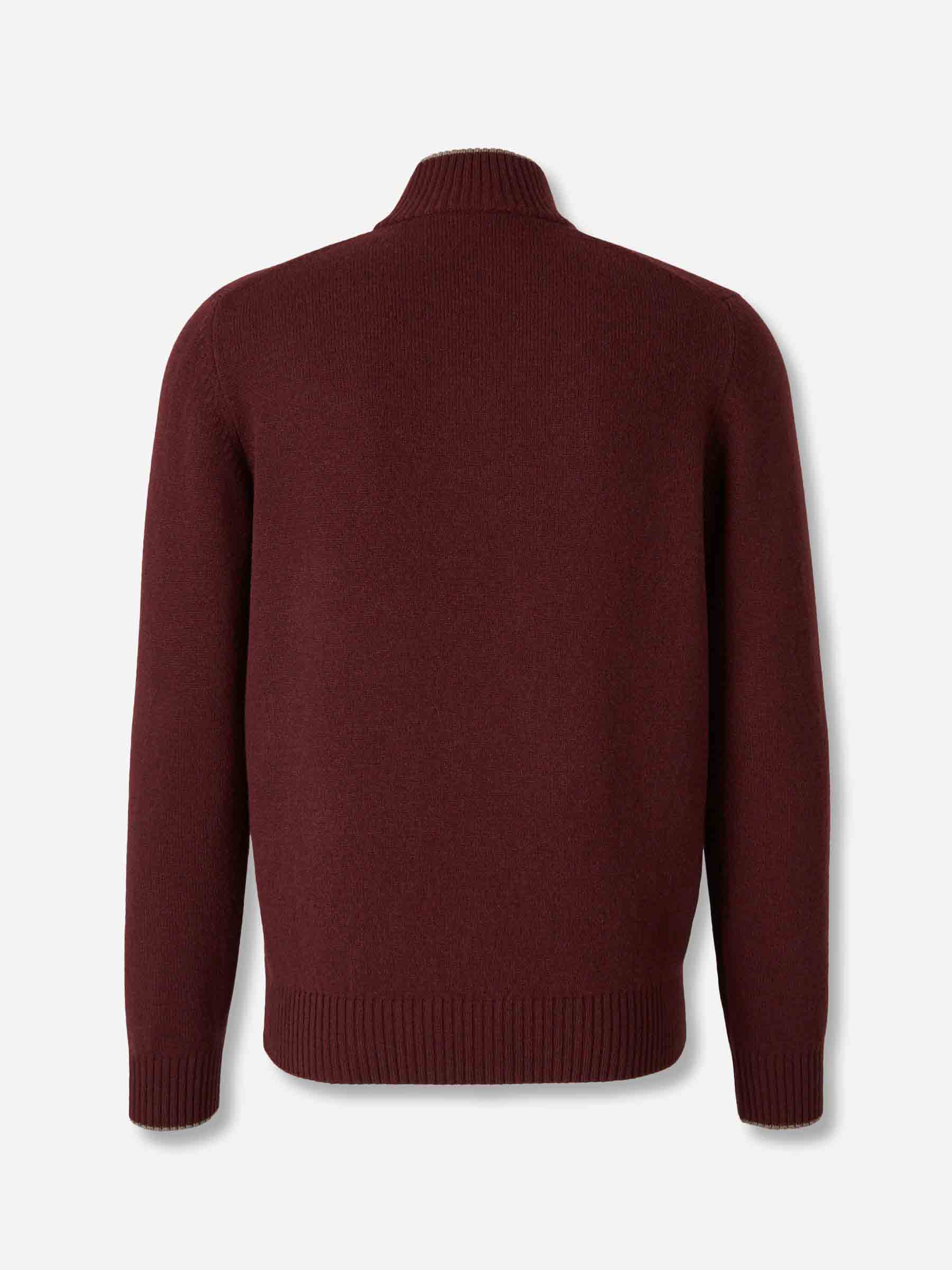 Santa Eulalia Hombre Barcelona Jersey Cuello Alto color Burdeos sku 542-002554 03 - Foto 2