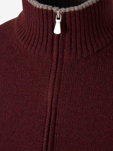 Santa Eulalia Hombre Barcelona Jersey Cuello Alto color Burdeos sku 542-002554 03 - Foto 3