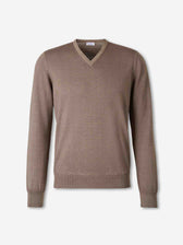 Santa Eulalia Hombre Barcelona Jersey Cuello Pico color Marrón sku 542-002555 01 - Foto 1