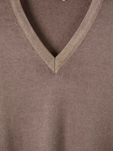 Santa Eulalia Hombre Barcelona Jersey Cuello Pico color Marrón sku 542-002555 01 - Foto 3
