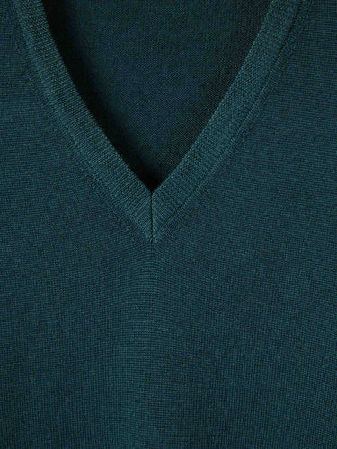 Santa Eulalia Hombre Barcelona Jersey Cuello Pico color Verde Jungla sku 542-002555 02 - Foto 3