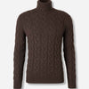 Gran Sasso Hombre Barcelona Jersey Cuello Alto color Marrón Oscuro sku 542-002557 02 - Foto 1