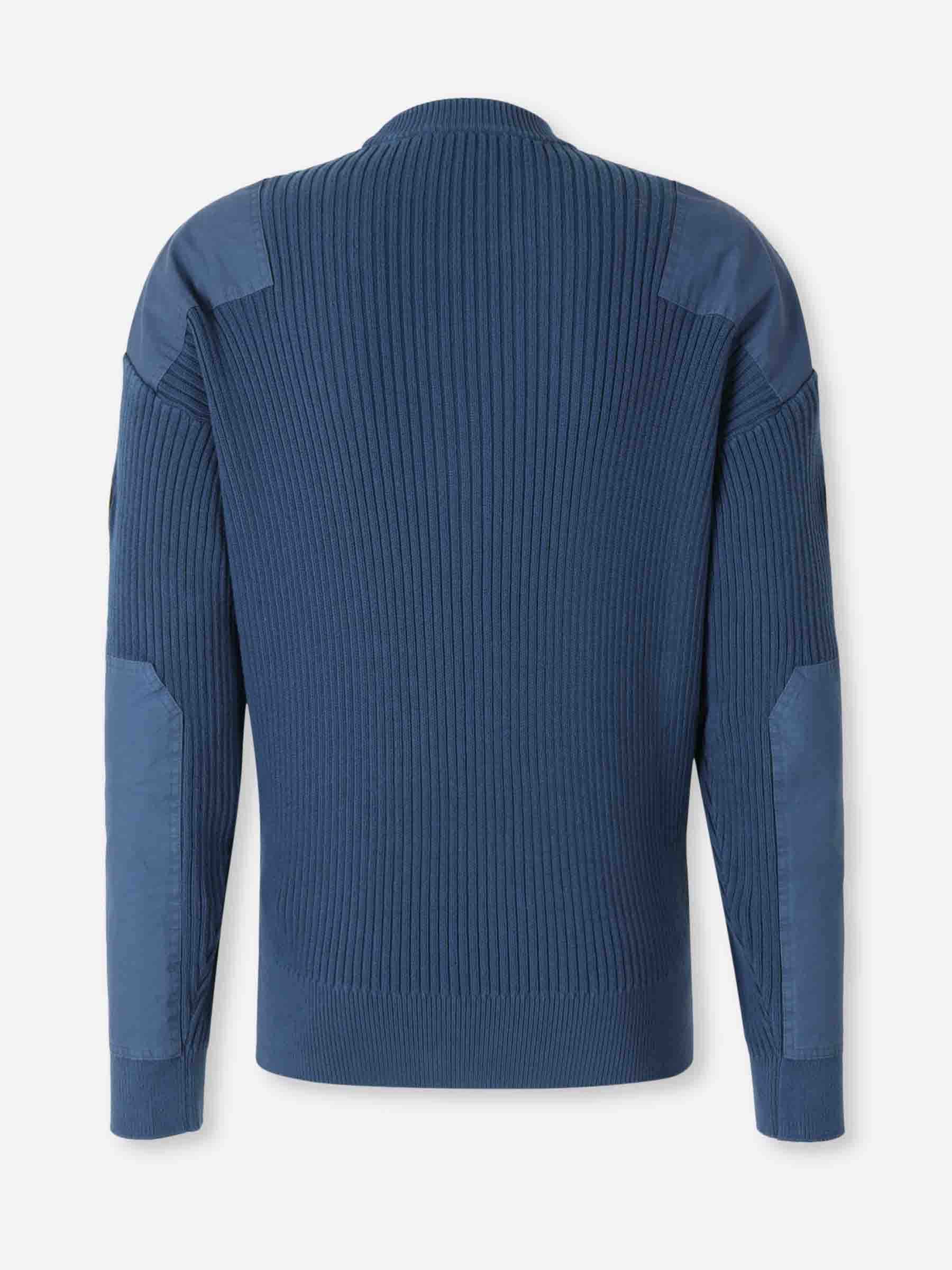 Balenciaga Hombre Barcelona Jersey Cuello Redondo color Azul Índigo sku 542-002559 01 - Foto 2