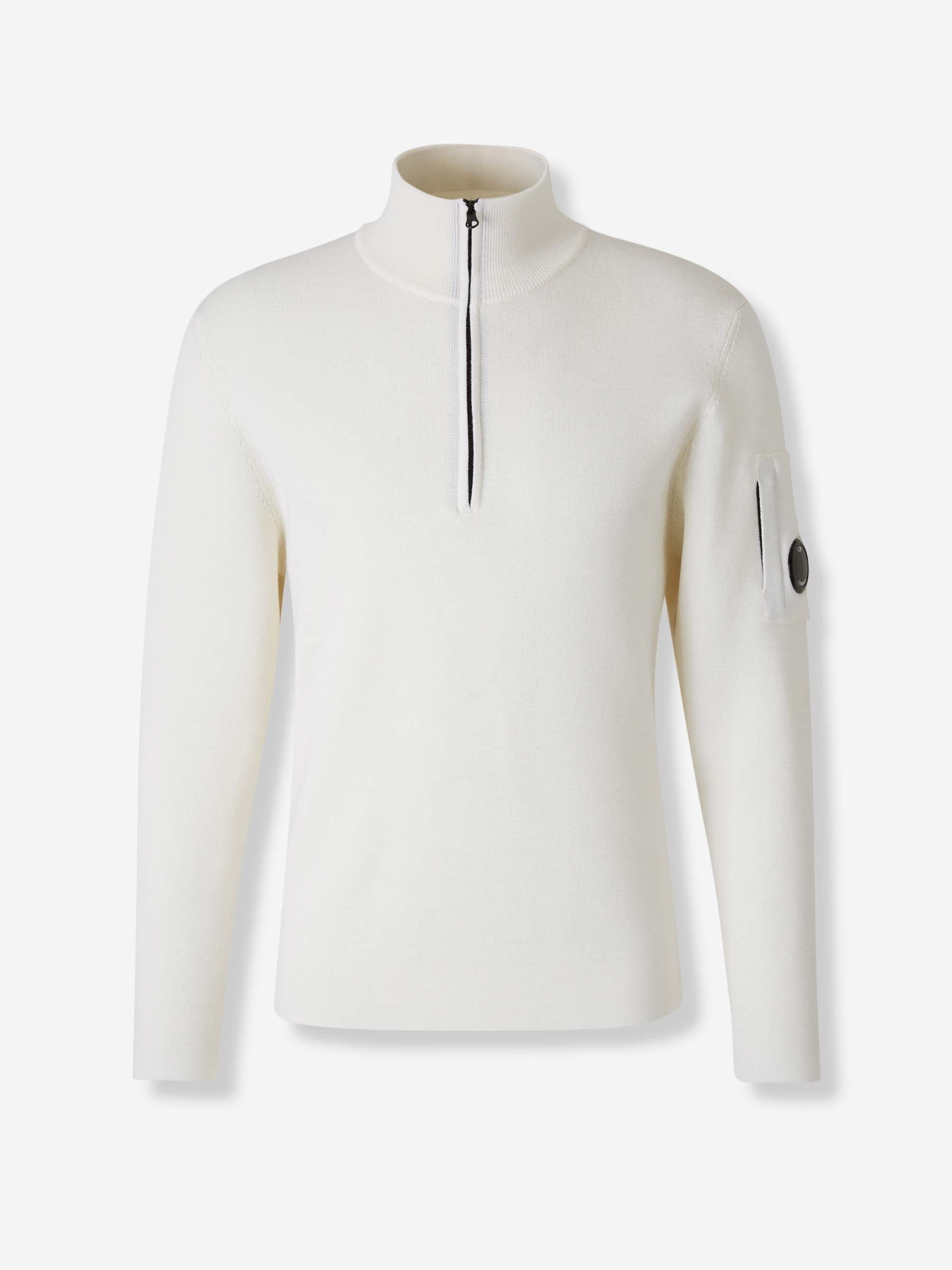 C.P. Company Hombre Barcelona Jersey Cuello Alto color Marfil sku 542-002560 01 - Foto 1