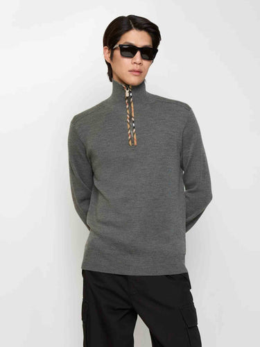 Burberry  Barcelona Jersey Punto Lana color Gris sku 542-002561 01 - Foto 2