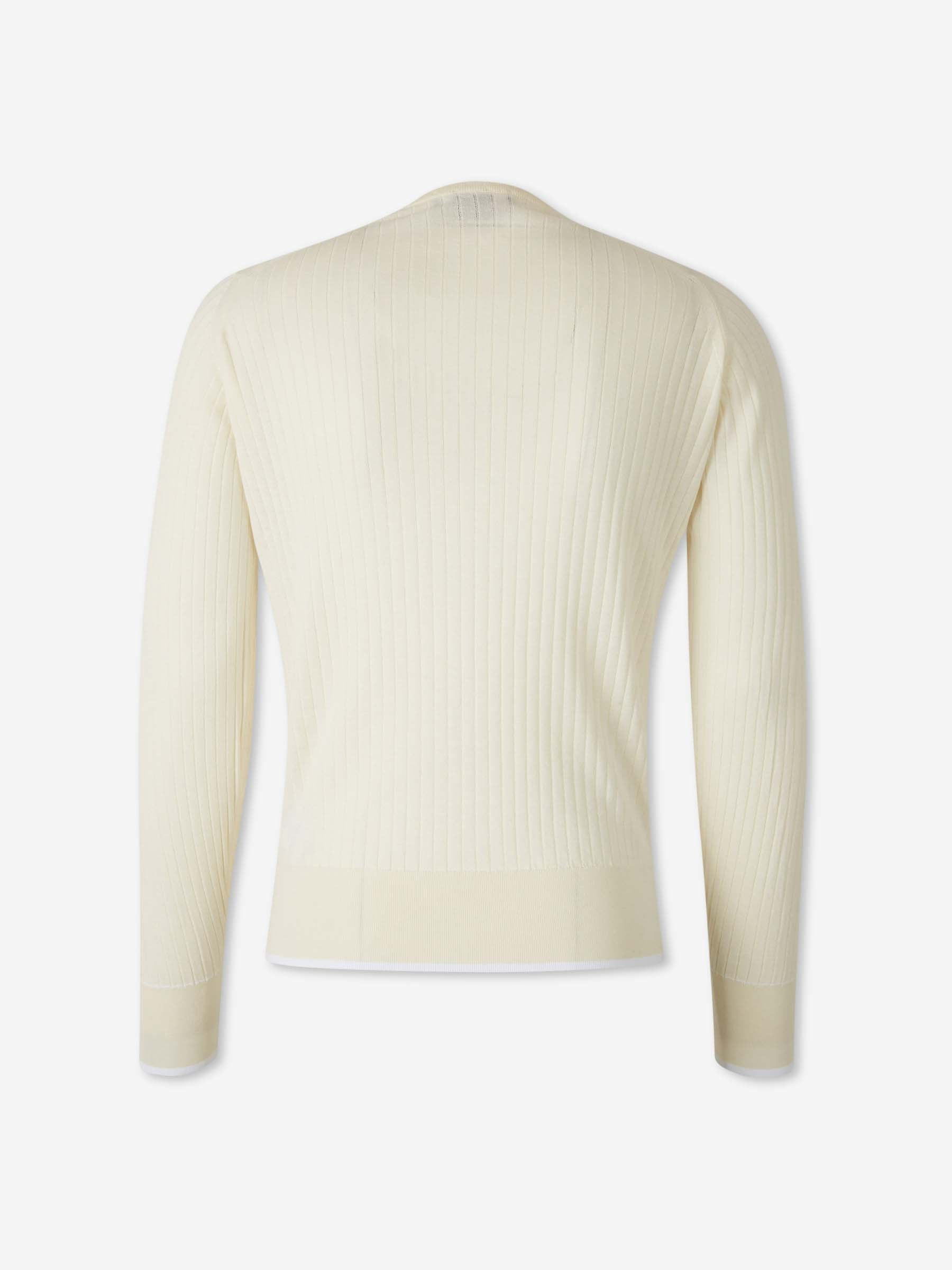 Wales Bonner Hombre Barcelona Camiseta Manga Larga color Crema sku 542-002563 01 - Foto 2