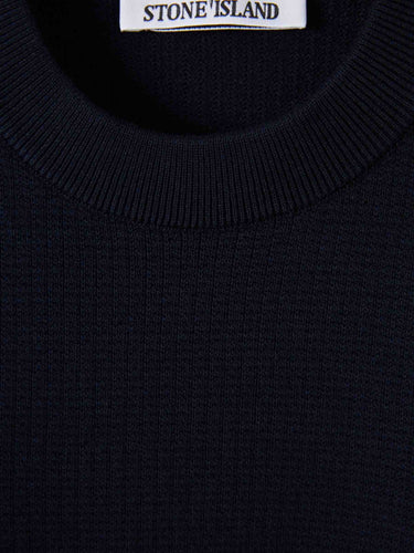 Stone Island Hombre Barcelona Jersey Cuello Redondo color Azul Noche sku 542-002569 01 - Foto 3