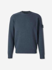 Stone Island Hombre Barcelona Jersey Cuello Redondo color Azul Índigo sku 542-002571 01 - Foto 1