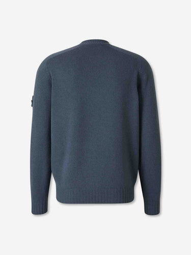 Stone Island Hombre Barcelona Jersey Cuello Redondo color Azul Índigo sku 542-002571 01 - Foto 2