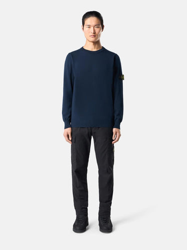 Stone Island Hombre Barcelona Jersey Cuello Redondo color Azul Noche sku 542-002572 01 - Foto 2