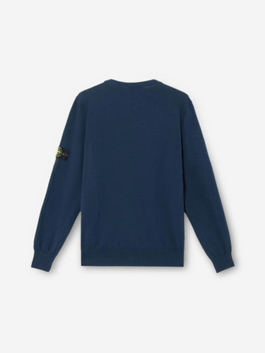 Stone Island Hombre Barcelona Jersey Cuello Redondo color Azul Noche sku 542-002572 01 - Foto 3