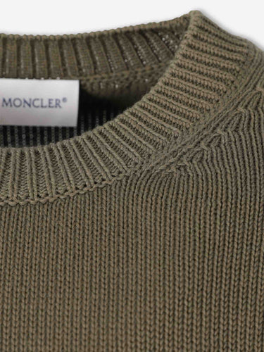 Moncler Hombre Barcelona Jersey Cuello Redondo color Verde Militar  sku 542-002574 01 - Foto 4