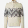 Canali Hombre Barcelona Jersey Cuello Alto color Crema sku 542-002576 01 - Foto 1
