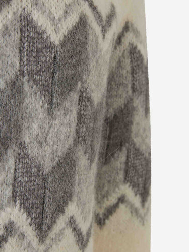 Canali Hombre Barcelona Jersey Cuello Alto color Crema sku 542-002576 01 - Foto 5