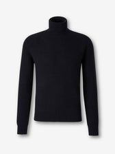 Brioni Hombre Barcelona Jersey Cuello Alto color Azul Noche sku 542-002580 01 - Foto 1