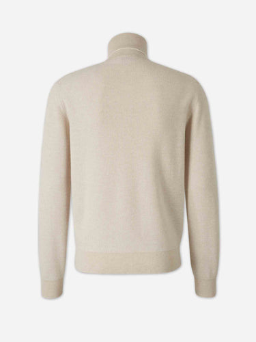 Brioni Hombre Barcelona Jersey Cuello Alto color Beige sku 542-002580 02 - Foto 2
