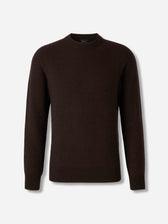 Brioni Hombre Barcelona Jersey Cuello Redondo color Marrón Oscuro sku 542-002582 01 - Foto 1