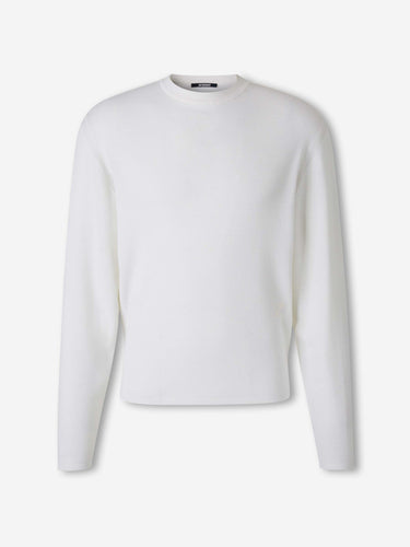 Jacquemus  Barcelona Jersey Cuello Redondo color Marfil sku 542-002583 00 - Foto 1