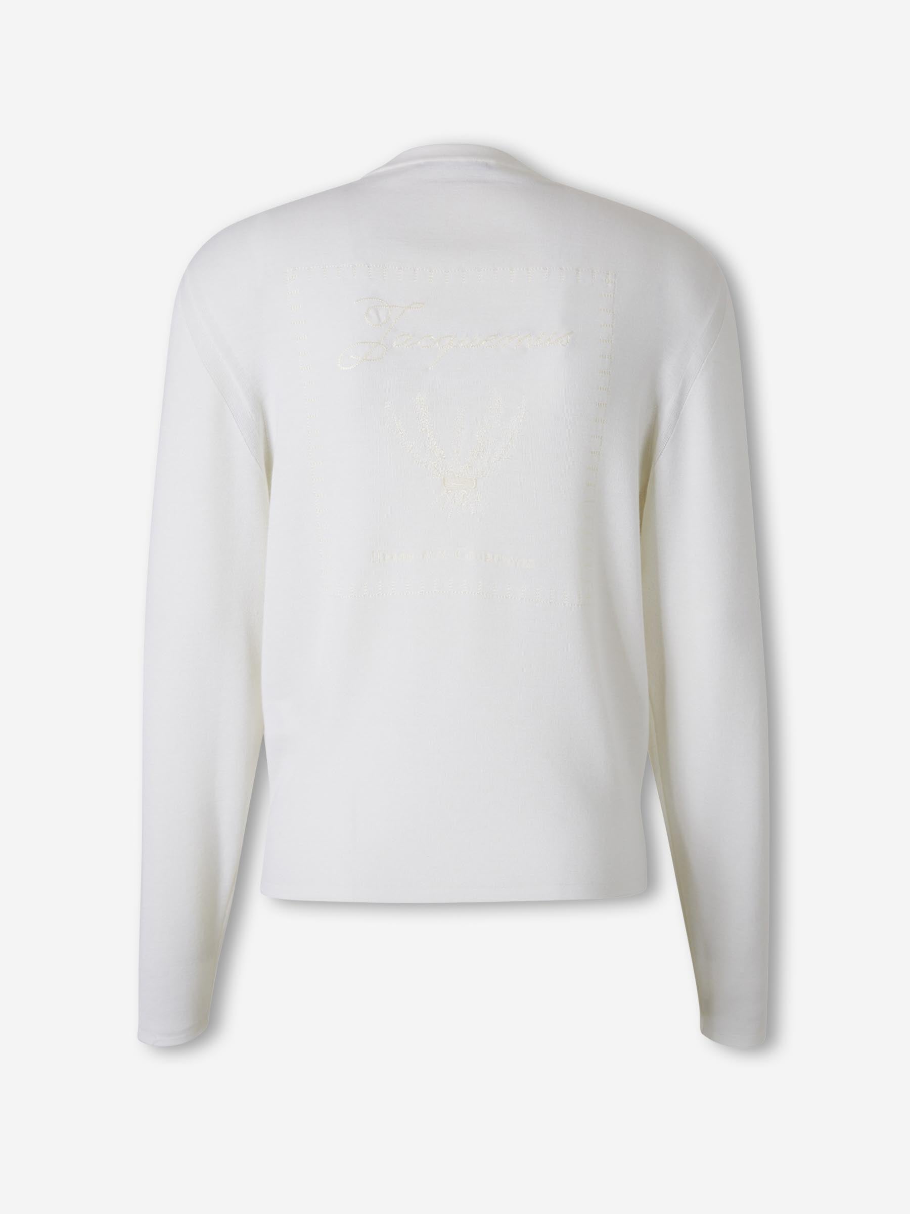 Jacquemus  Barcelona Jersey Cuello Redondo color Marfil sku 542-002583 00 - Foto 2