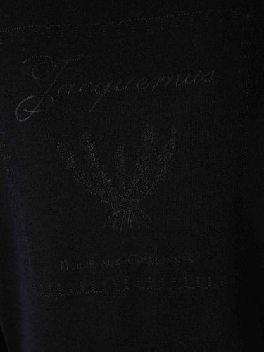 Jacquemus Hombre Barcelona Jersey Fino Cuello Redondo color Negro sku 542-002583 01 - Foto 5