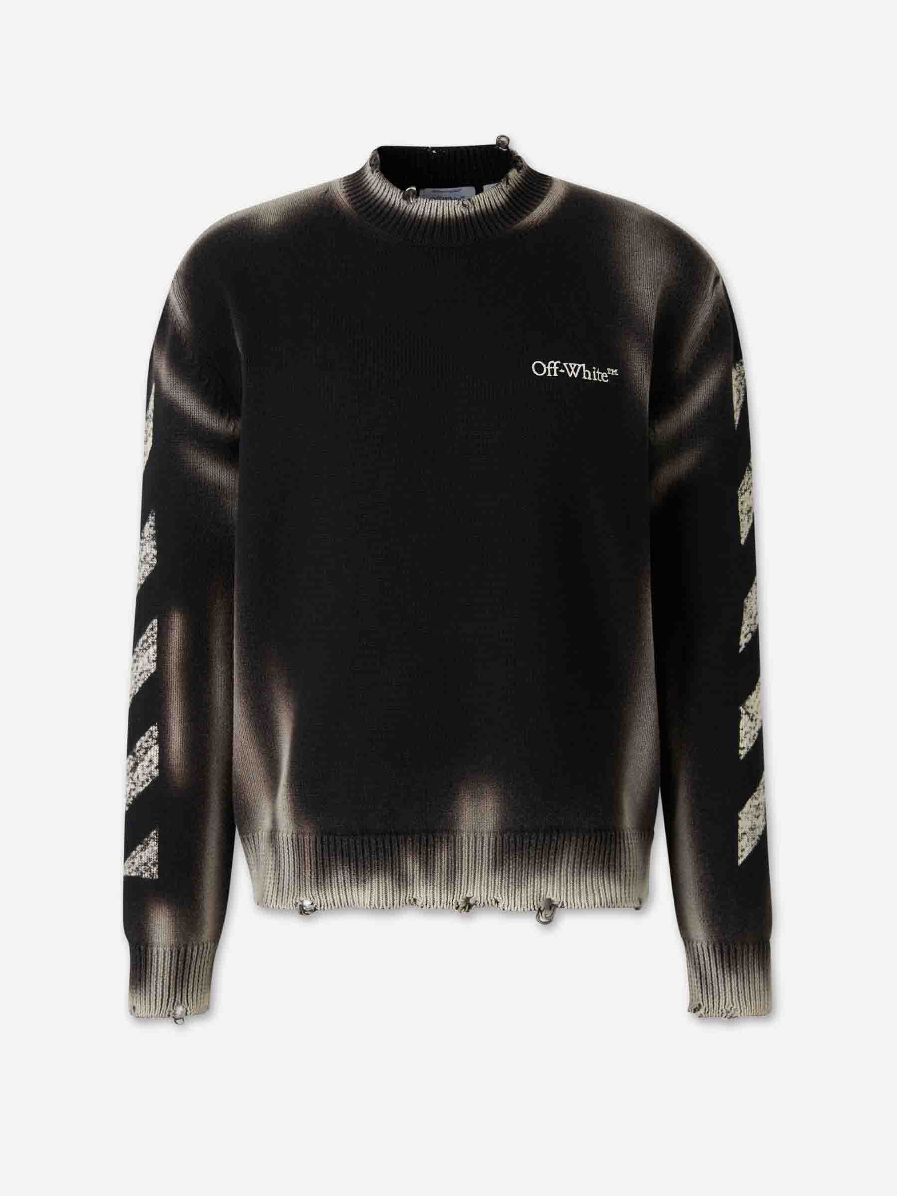 Off-White Hombre Barcelona Jersey Cuello Redondo color Negro sku 542-002585 01 - Foto 1