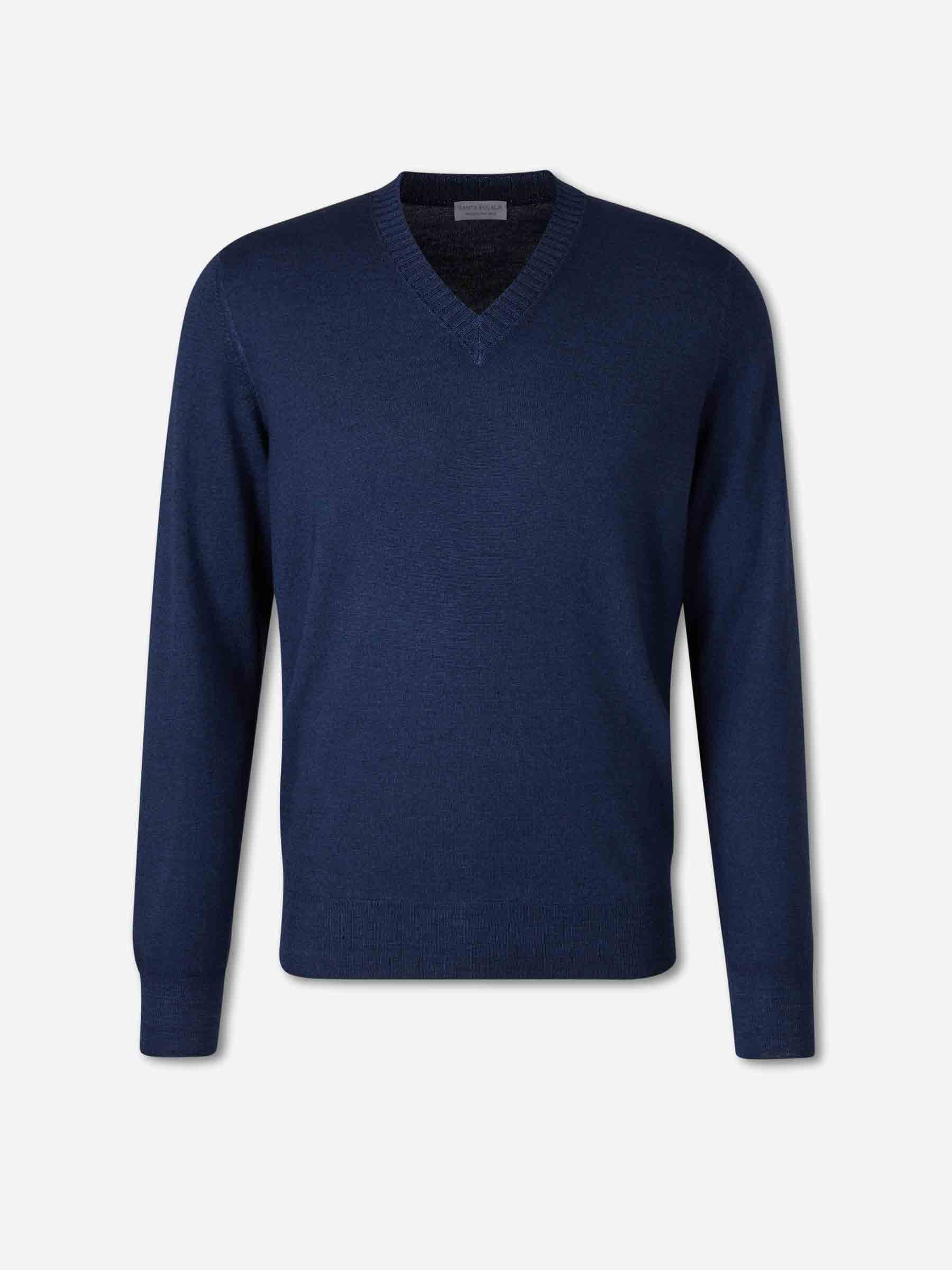 Santa Eulalia Hombre Barcelona Jersey Cuello Pico color Azul Marino sku 542-002591 02 - Foto 1