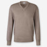 Santa Eulalia Hombre Barcelona Jersey Cuello V color Taupe sku 542-002591 03 - Foto 2
