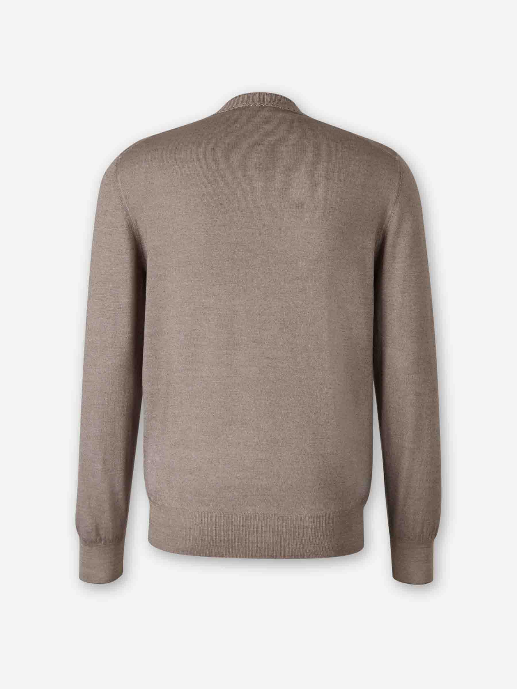 Santa Eulalia Hombre Barcelona Jersey Cuello V color Taupe sku 542-002591 03 - Foto 3