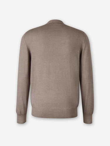 Santa Eulalia Hombre Barcelona Jersey Cuello V color Taupe sku 542-002591 03 - Foto 3
