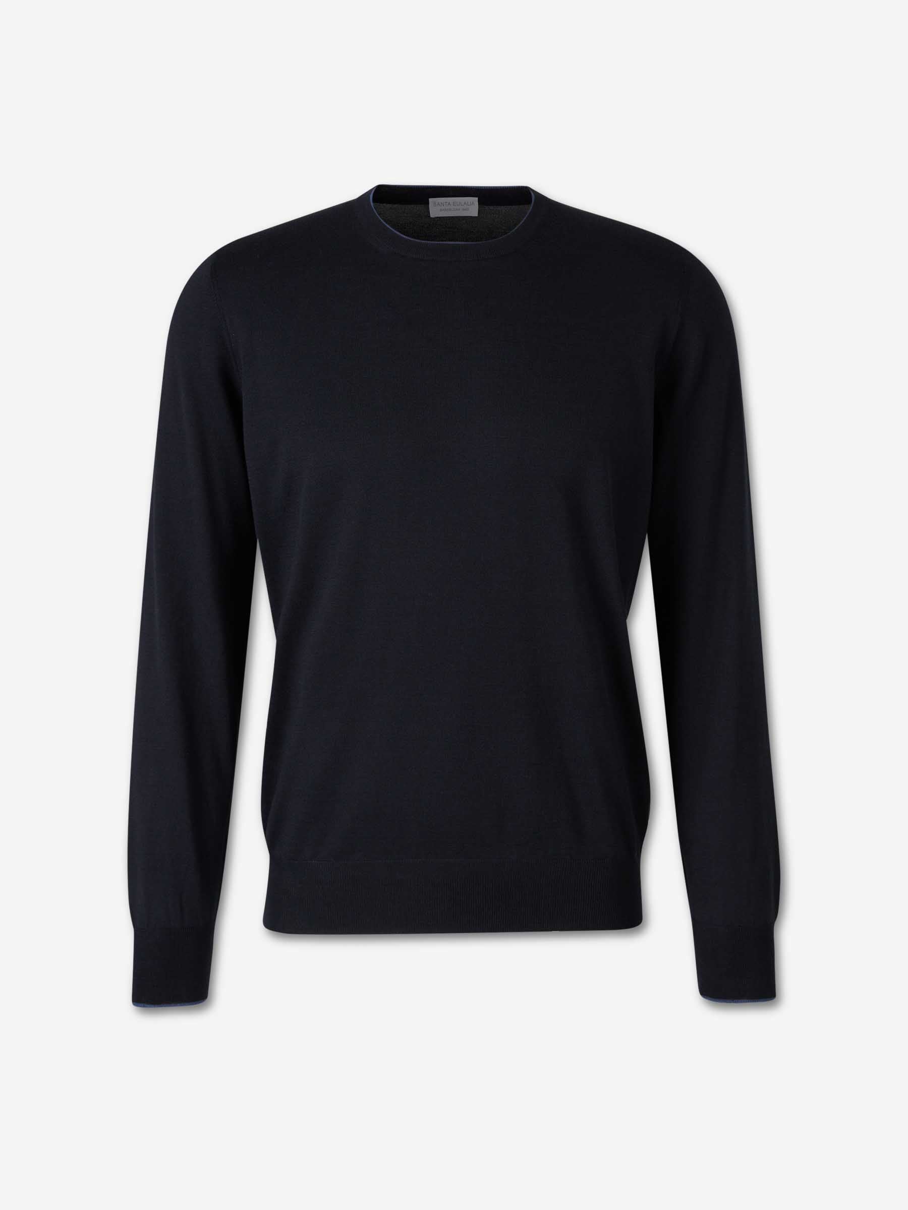 Santa Eulalia Hombre Barcelona Jersey Cuello Redondo color Azul Noche sku 542-002592 01 - Foto 1