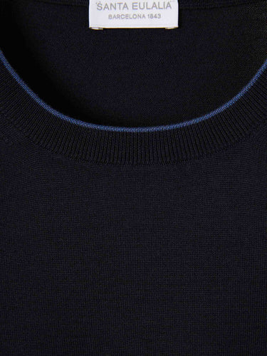 Santa Eulalia Hombre Barcelona Jersey Cuello Redondo color Azul Noche sku 542-002592 01 - Foto 3