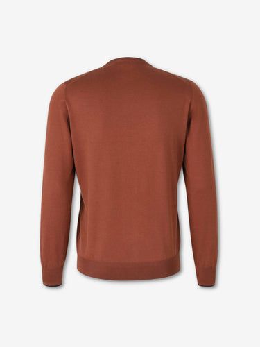 Santa Eulalia Hombre Barcelona Jersey Cuello Redondo color Terracota sku 542-002592 06 - Foto 2